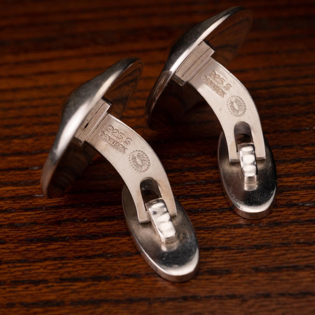 欧州王室と皇室のお墨付】箱取説有 ジョージジェンセン カフリンクス