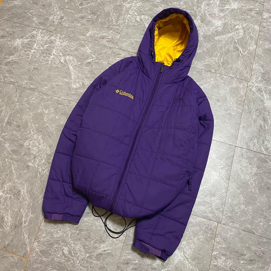 00s Columbia 短丈 hooded puffer jacket y2k - メルカリ