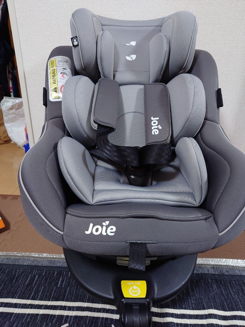♡美品♡Joie ベビーシート iso-fix対応ベース付きライトグレー
