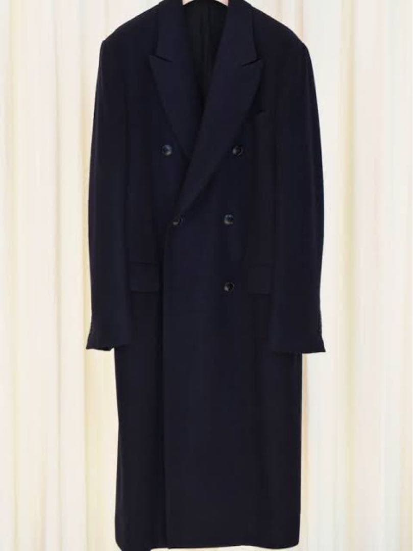 COMOLI カシミヤダブルチェスターコート - メルカリ