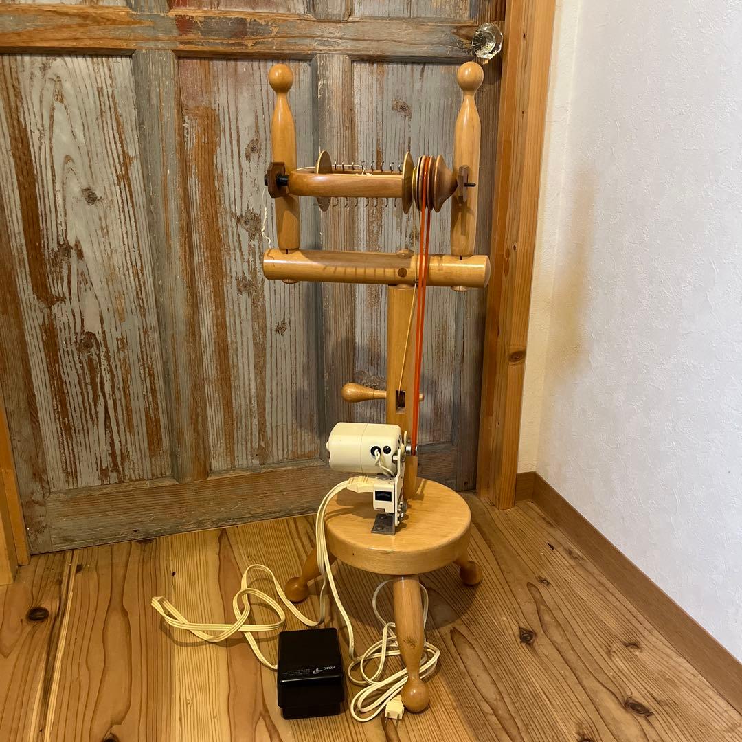 東京手織機　電動紡ぎ車1 電動紡ぎ車 紡ぎ用具 | 東京都板橋 | 東京手織機繊維デザインセンター