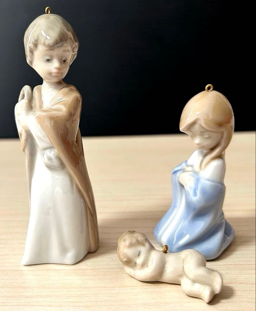 リヤドロ　クリスマス ミニオーナメント　ホーリーファミリー　キリスト降誕 楽天市場】リヤドロ 聖ヨセフ リデコ ゴールド キリスト降誕 01007085