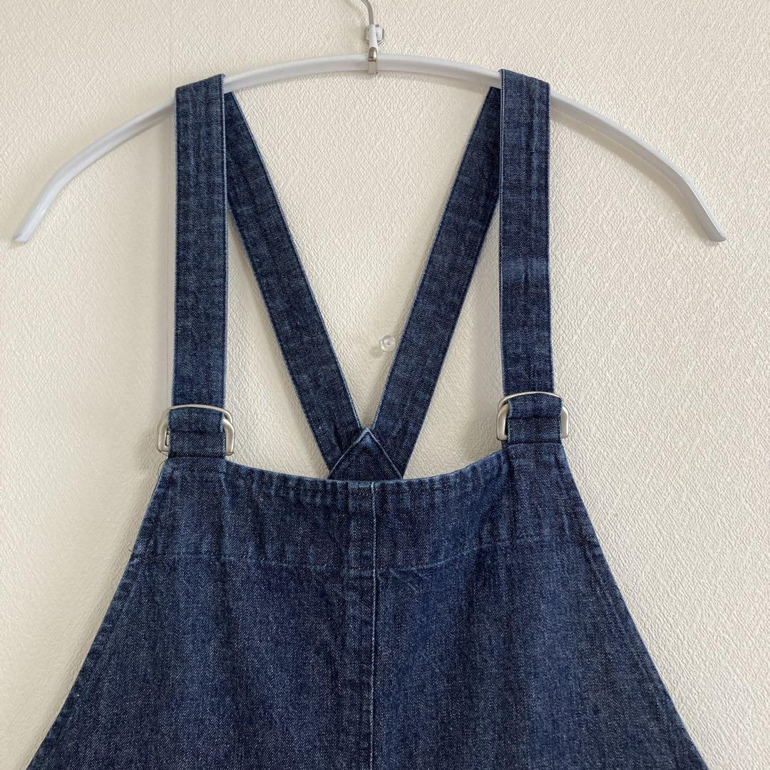 2024✨ かぐれデニムサロペットFインディゴゆったり