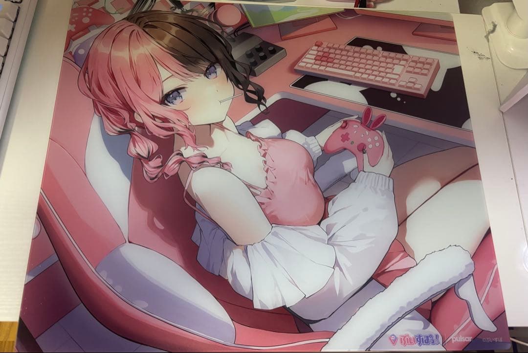 橘ひなの ガラスマウスパッド ひなーの ぶいすぽっ！ - メルカリ