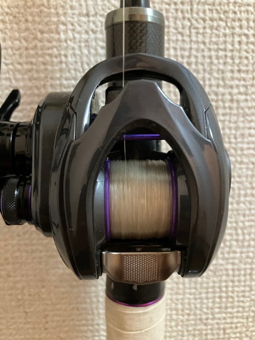 Cheetah ベイトリール 黒/紫 Cheetah 中華DCベイトリール 黒/紫 収納袋付き Cheetah ベイトリール