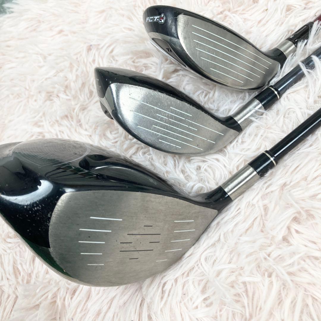 豪華 フルセット テーラーメイド ゴルフクラブ初心者14本右バック付き