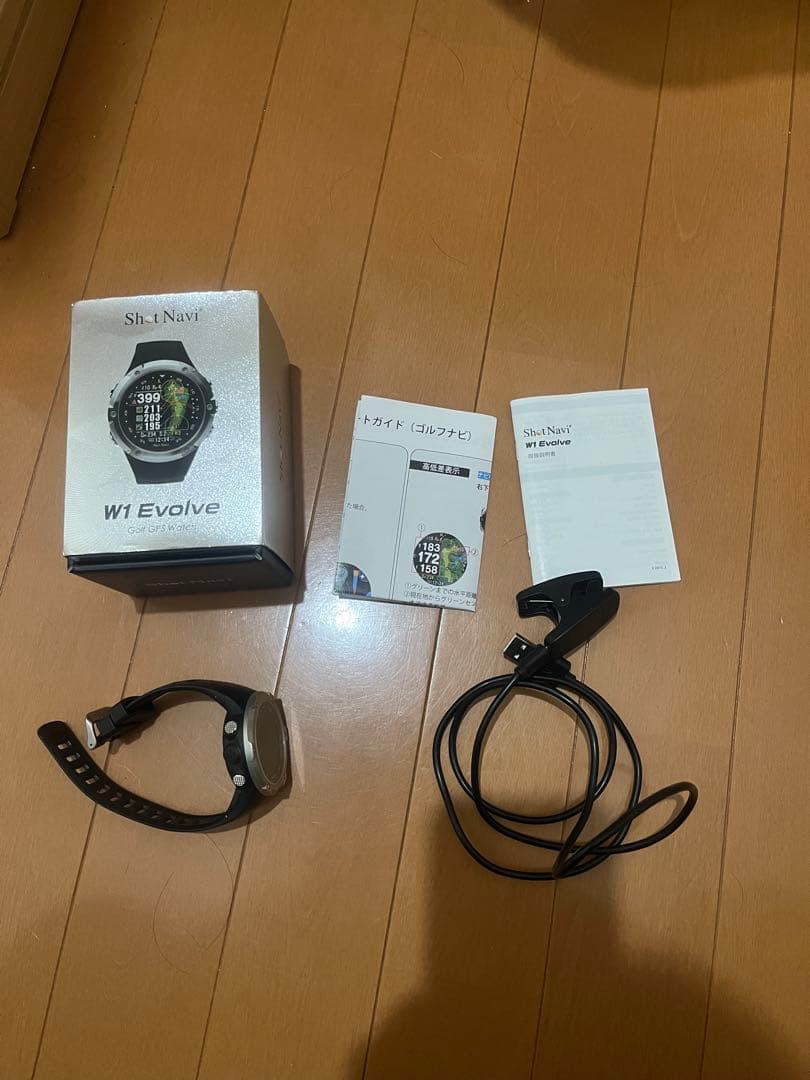 Shot Navi W1 Evolve GPSウォッチ Amazon | Shot Navi W1 Evolve(ショットナビ) ネイビー×シルバー GPS
