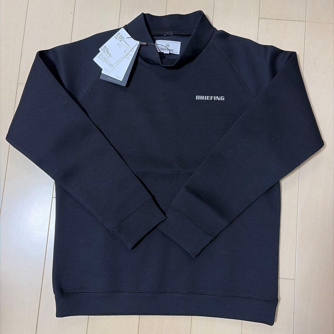 ブリーフィングレディースウォームハイネックサイズMブラック WOMEN'S WARM LS HIGHNECK（ウィメンズ ウォーム ロングスリーブ