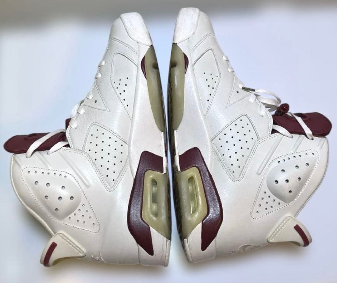 NIKE AIR JORDAN 6 レトロ ホワイト×マルーン 28.5cm