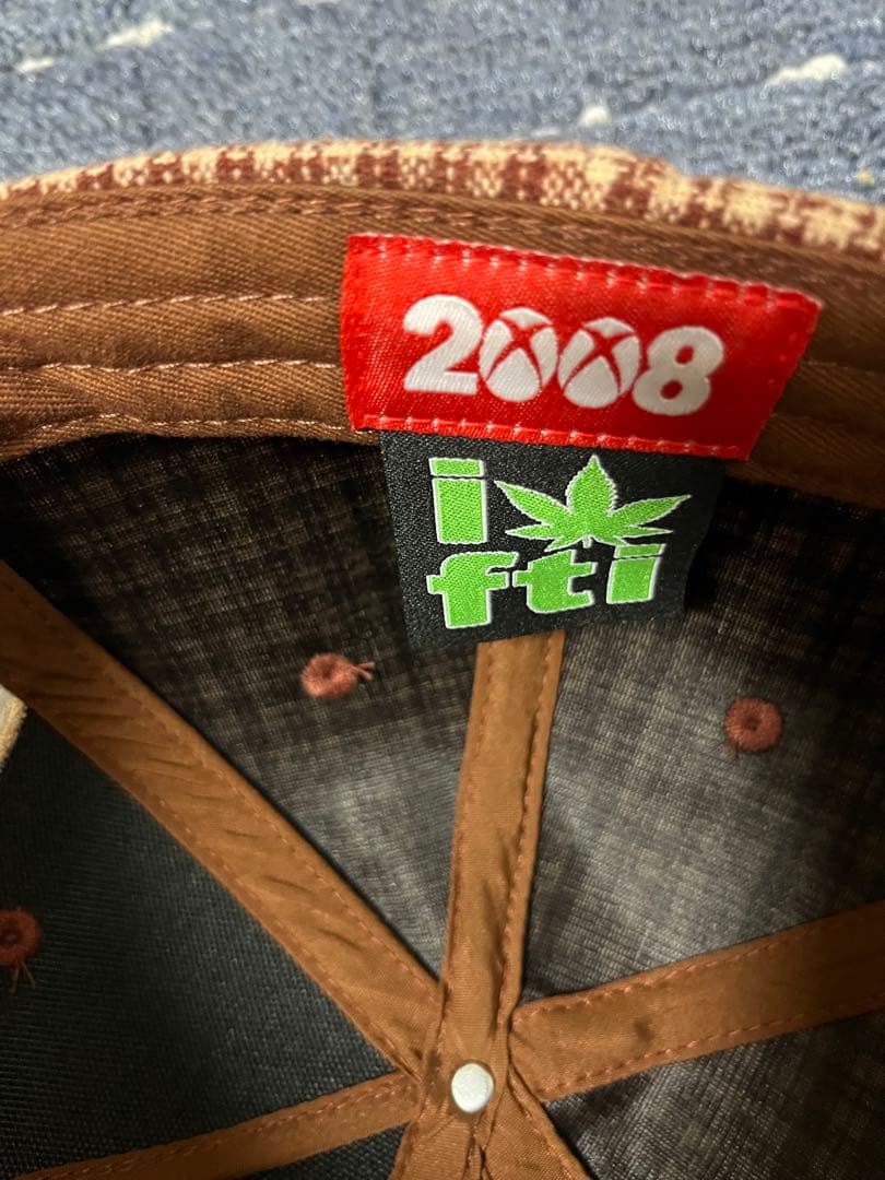 Fti fuckthisindustry キャップ 帽子 チェック - メルカリ