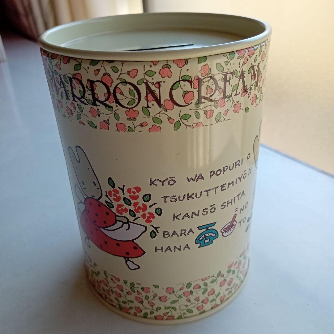 1987年 マロンクリーム 缶 貯金箱 サンリオ レトロ - メルカリ