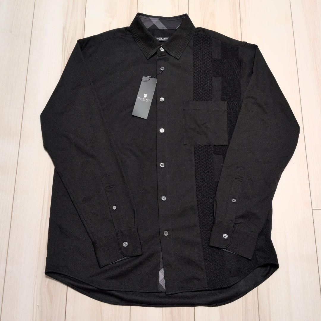 【新品・未使用】ブラックレーベル クレストブリッジ シャツ L 黒 BLACK LABEL CRESTBRIDGE（ブラックレーベル クレストブリッジ