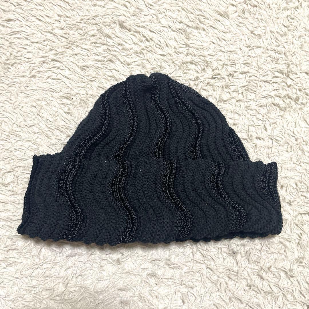 韓国 atiissu ニット帽 ビーニー ブラック ジェントルモンスター
