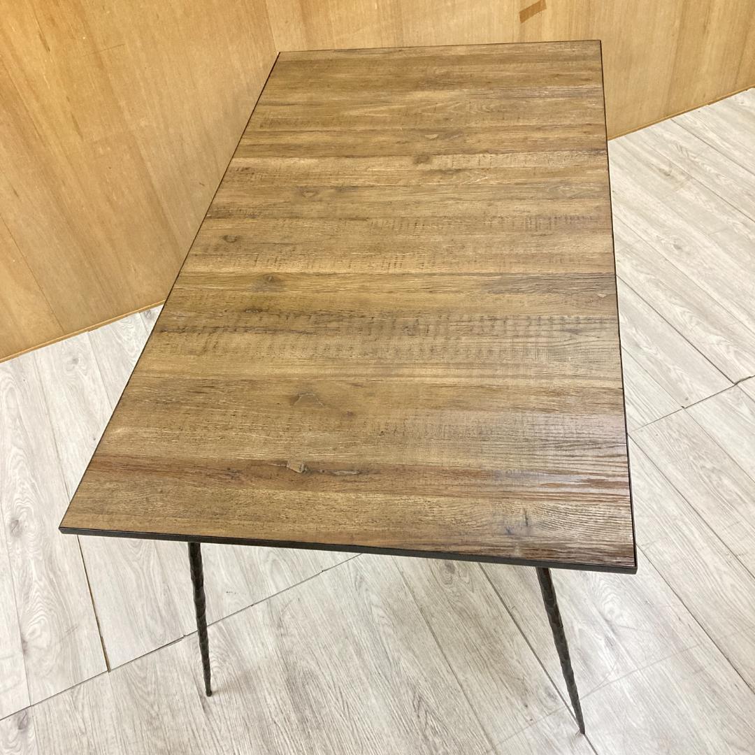 Zuiver ザイファー オランダ ダイニングテーブル スチール脚 オーク材