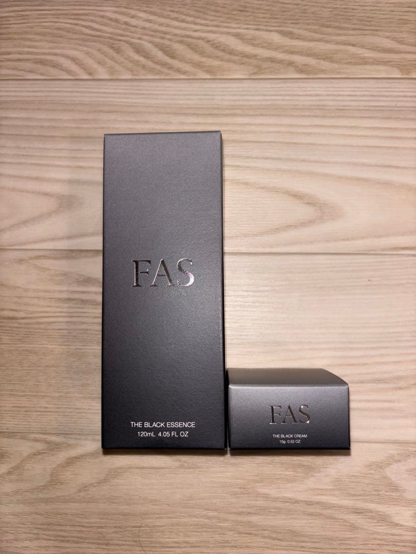 新品 FAS ザ ブラック エッセンス & クリーム セット FAS 新品 ブラック セット クリーム エッセンス & ザ