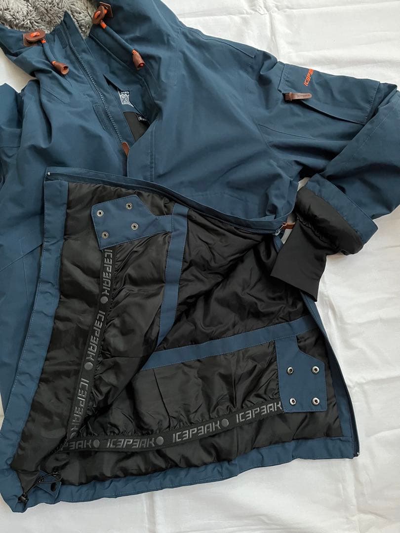 や*と様 ICE PARK ネイビー スキーウェア フリースライニング 上のみ