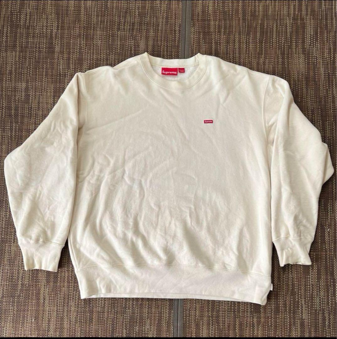 木村拓哉 着用! Supreme スモールボックスロゴ スウェット ナチュラル