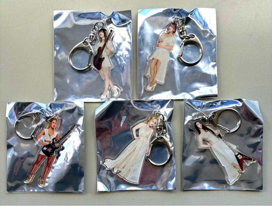 LOVEBITES アクリルキーホルダー 5個セットアクキージャッジ　ラヴバイツ LOVEBITES アクリルキーホルダー 5個セットアクキージャッジ