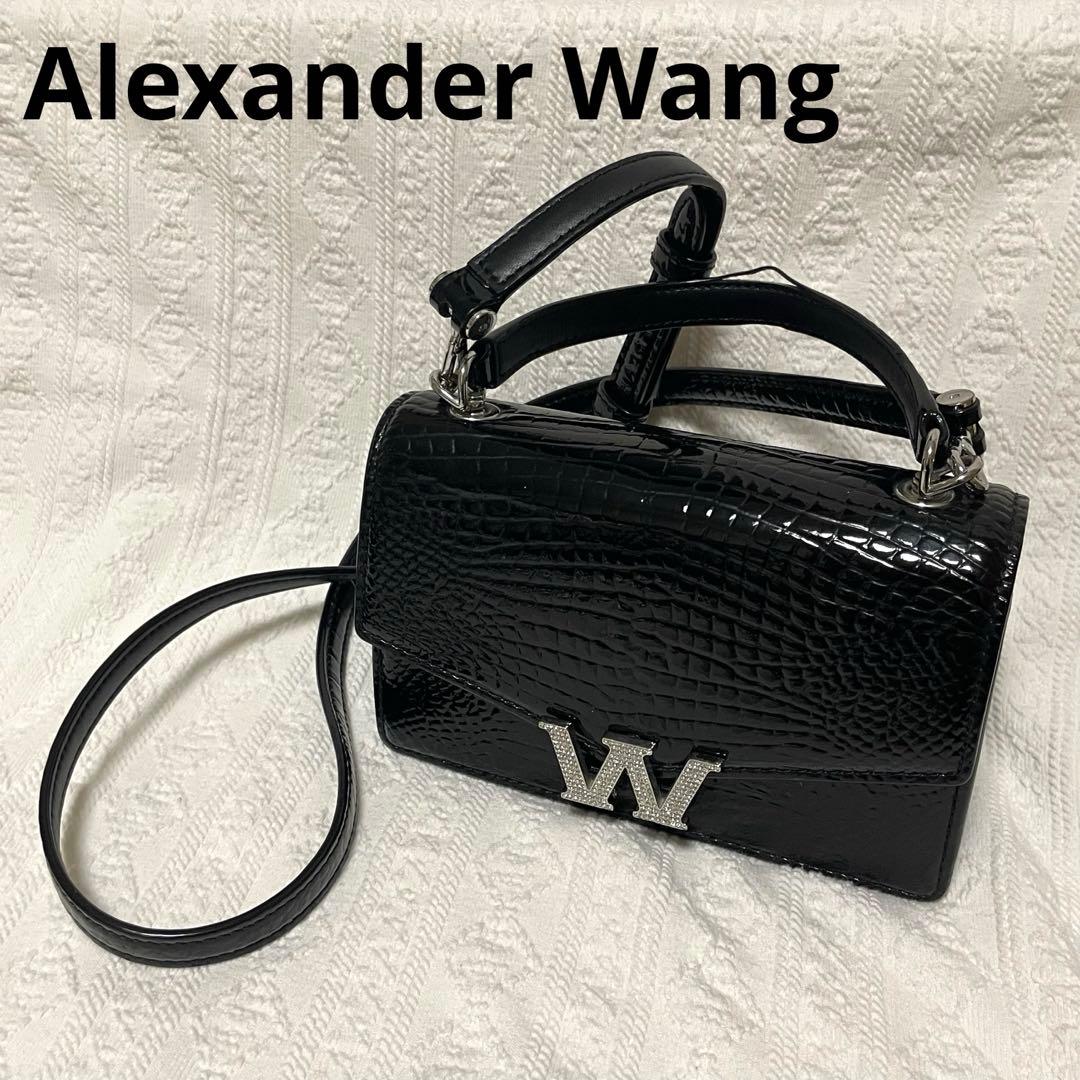 アレクサンダーワン ショルダーバッグ 黒 ブラック アレキサンダーワン スタッズレザーショルダーバッグ ブラック