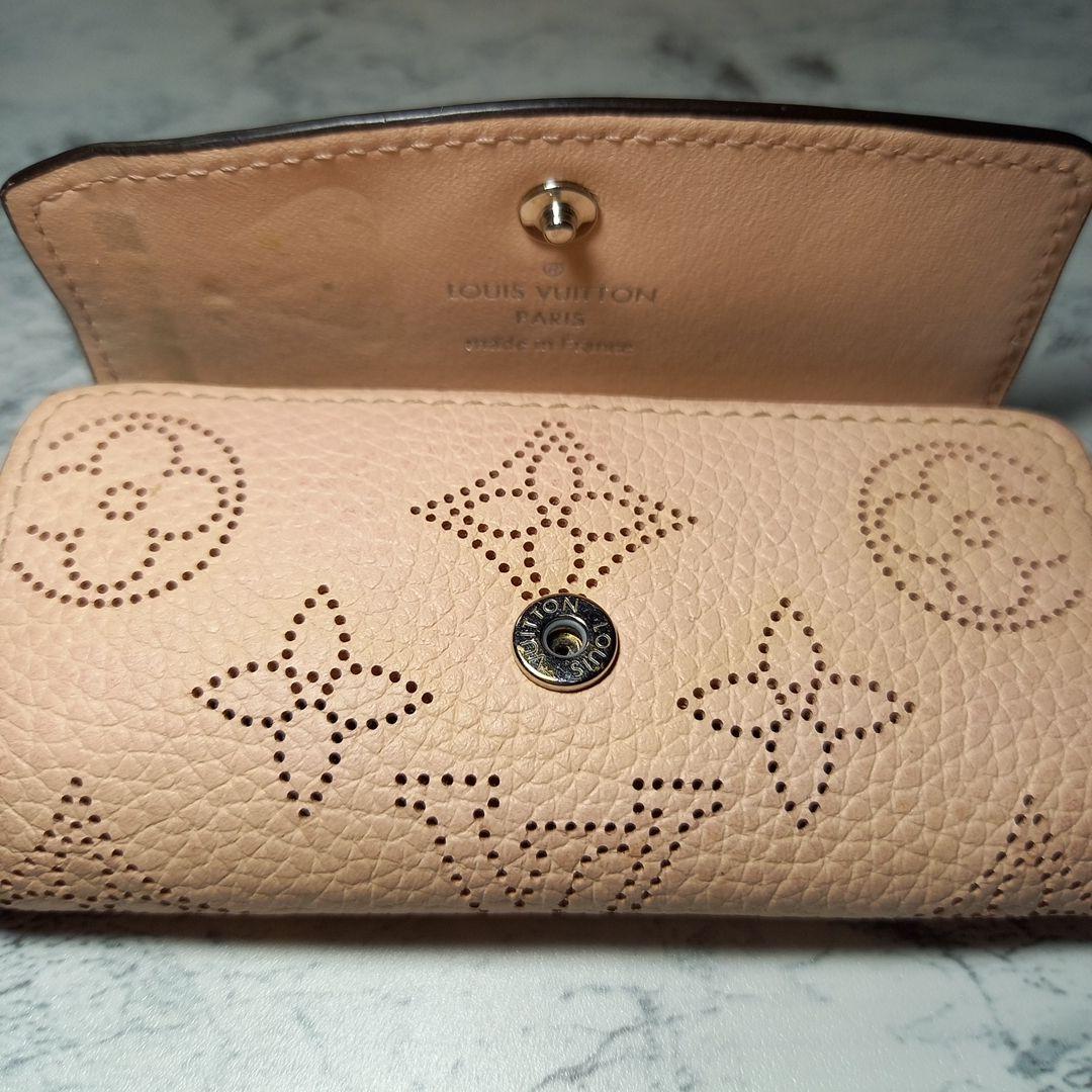 LOUIS VUITTON マヒナ ミュルティクレ4 レザーキーケース ICタグ