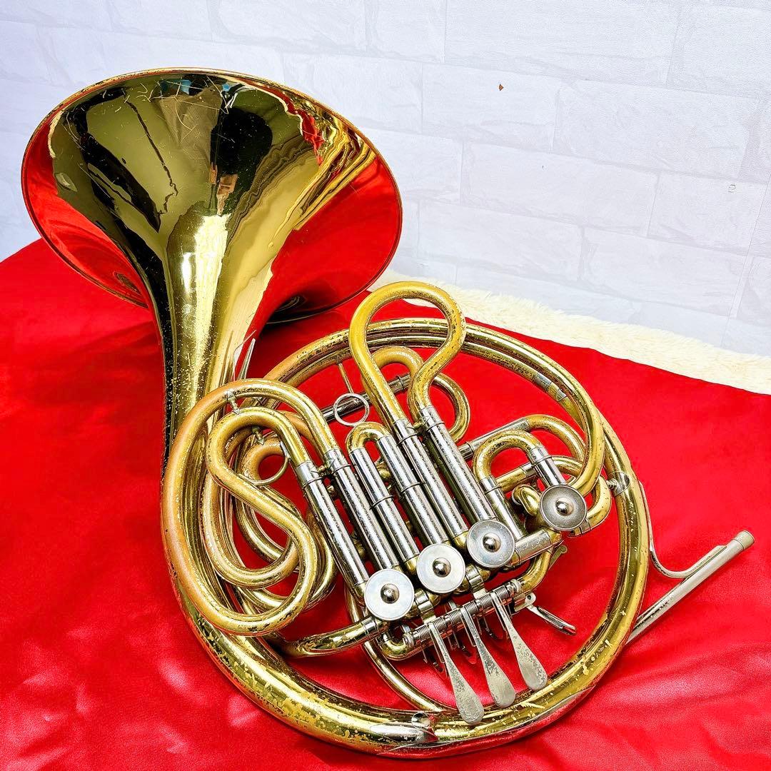 YAMAHA YHR 664 フルダブルホルン B♭管 、F管 マウスピース付き