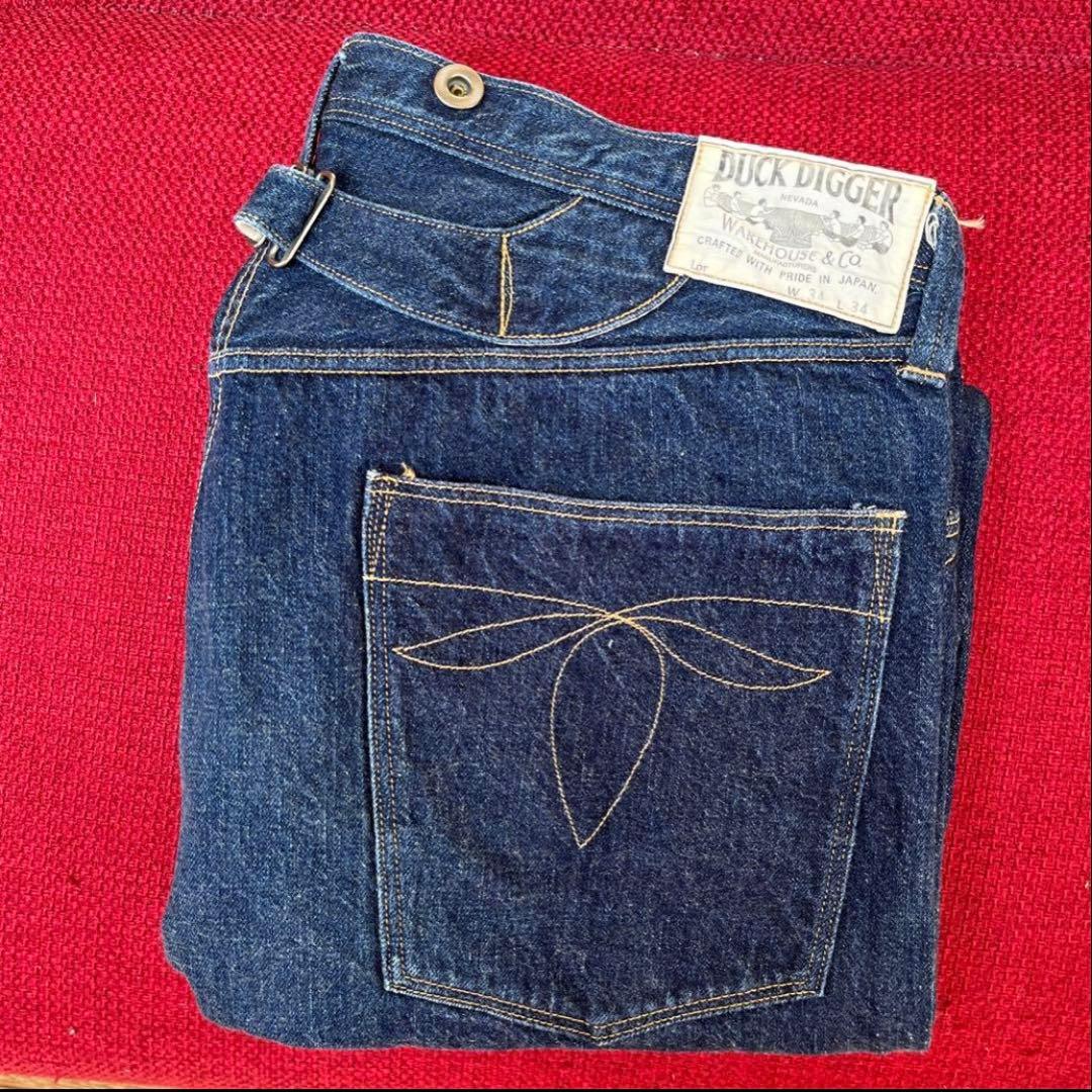 ウェアハウス　ダックディガー　DUCK DIGGER サイズ34 楽天市場】WAREHOUSE ウエアハウスDUCK DIGGER ダックディガー