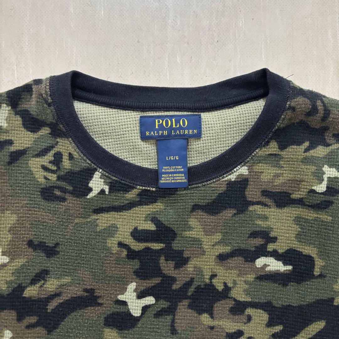美品　ラルフローレン　迷彩サーマル　L Amazon | POLO RALPH LAUREN ポロ ラルフローレン 迷彩柄 サーマル