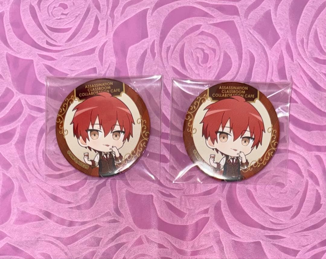 暗殺教室 赤羽業 缶バッジ スイパラ スイーツパラダイス - メルカリ