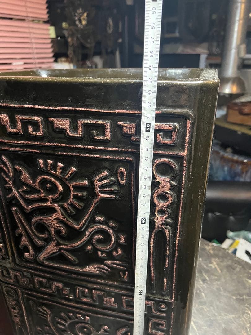 傘立て、陶器傘立て、アジアンテイストの陶器傘立て、中国の傘立て、古代