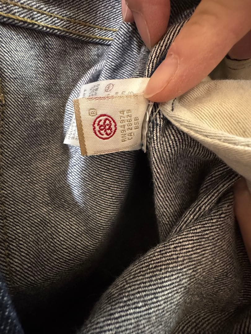 STUSSY バックペンキロゴ デニムパンツ サイズ34 希少 90s