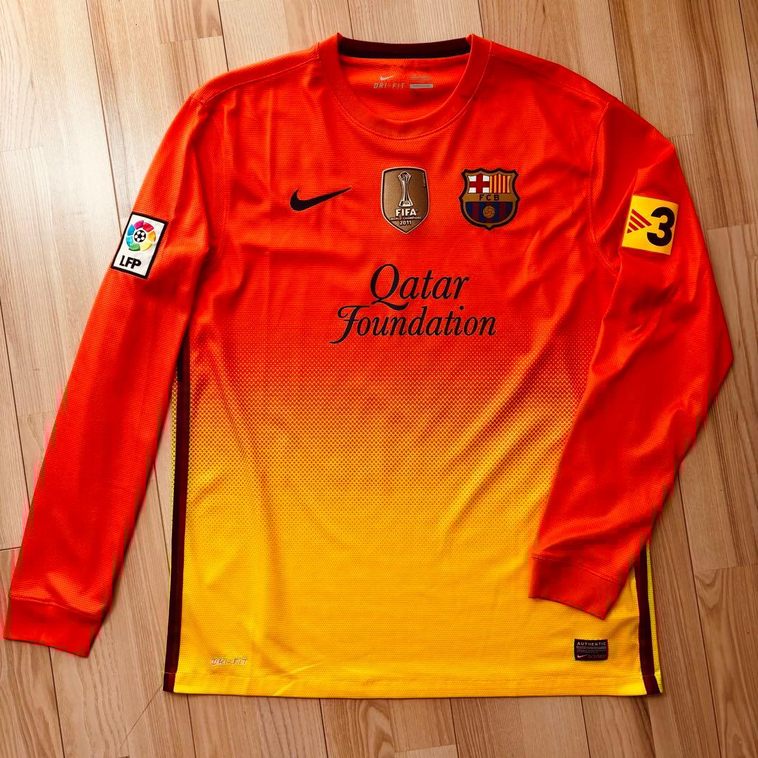 レア長袖！美品】バルセロナ 12/13 ビジャ Lサイズ