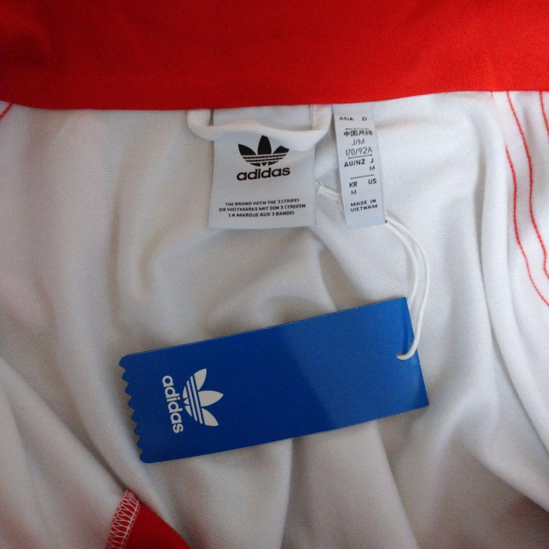 adidas firebird 常田大希着用 ファイヤーバード 赤 白 M ② - メルカリ