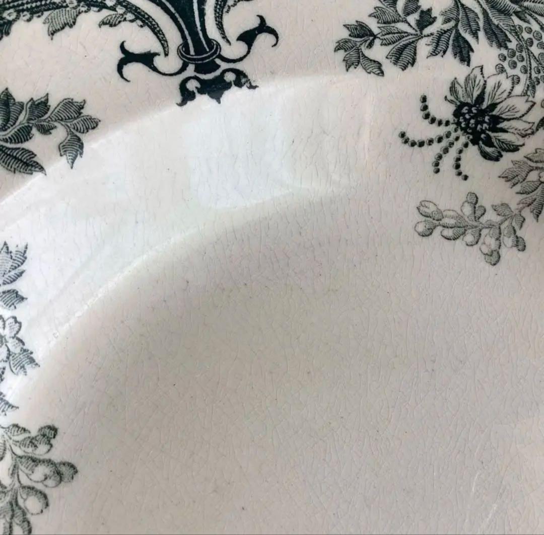 フランスアンティーク ♧ サルグミンヌ ♧ モリエール 24cm 深皿①