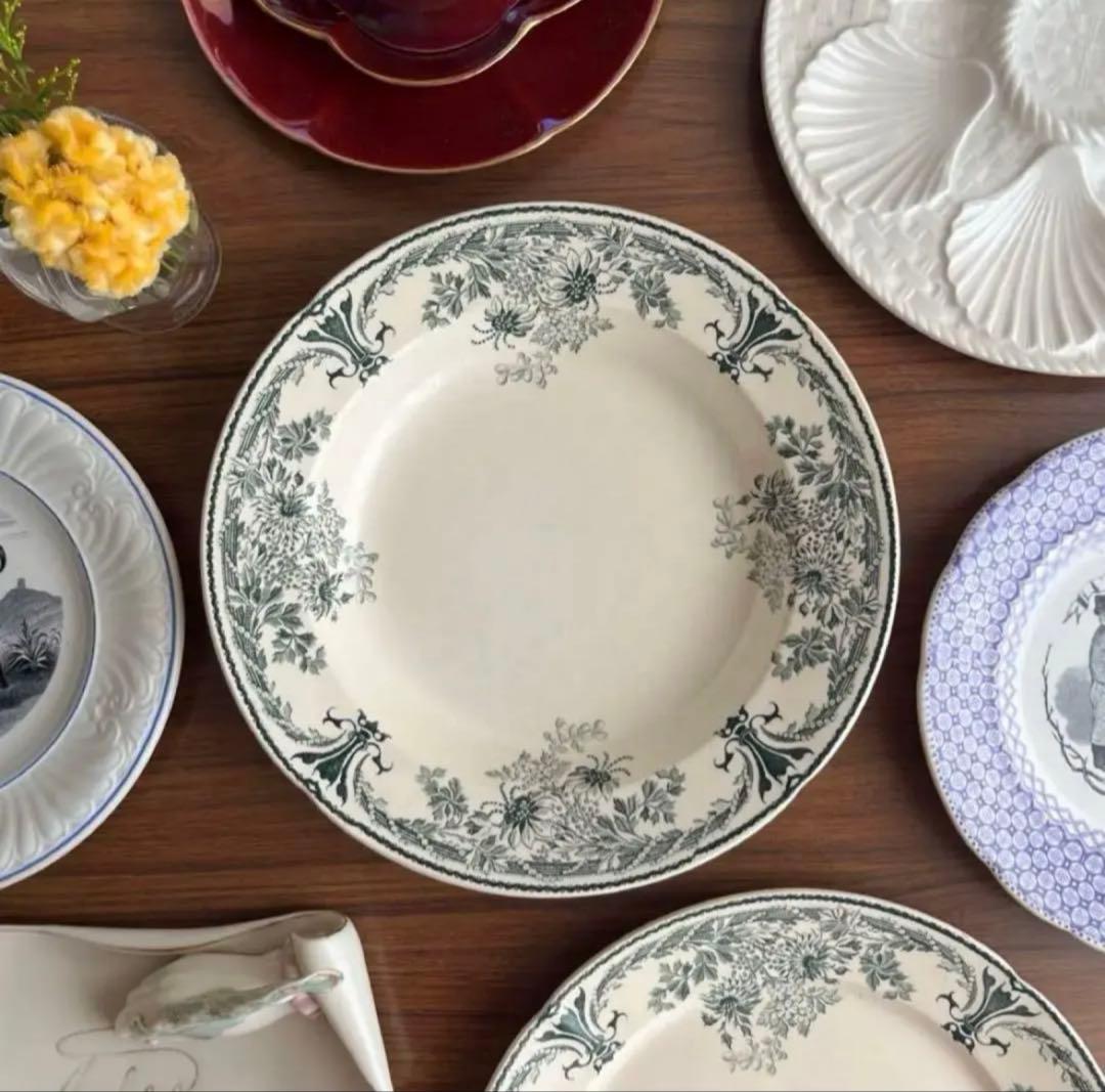 フランスアンティーク ♧ サルグミンヌ ♧ モリエール 24cm 深皿①