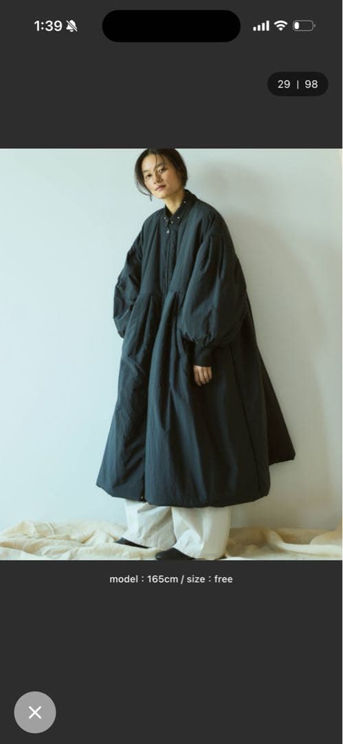 【未使用品タグ付き】Libra Cue MA-1モンスターコート　ブラック セール】MA-1モンスターコート（ダウンジャケット/コート）｜Libra Cue