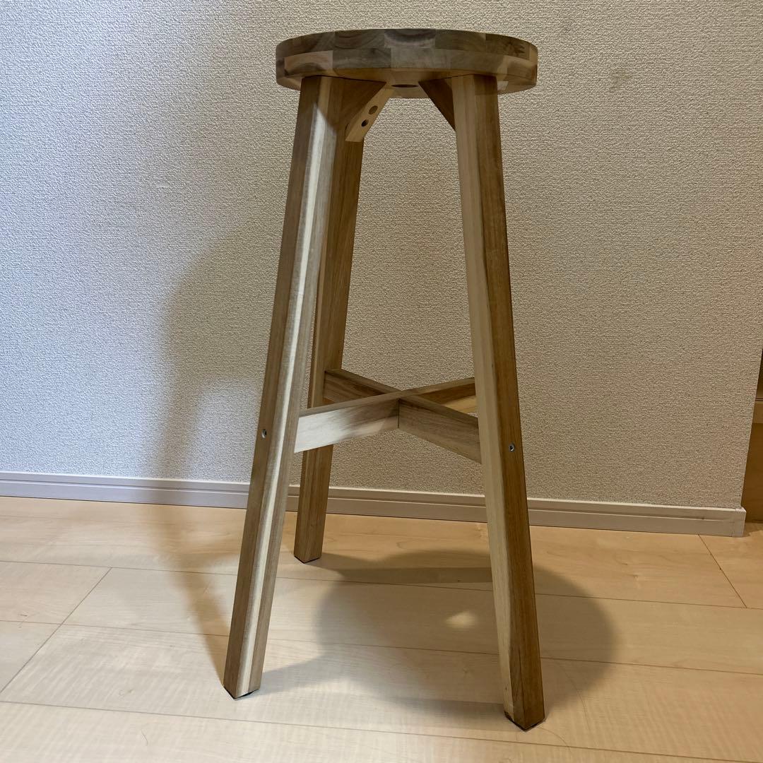 IKEA SKOGSTA ハイスツール カウンターチェア - メルカリ