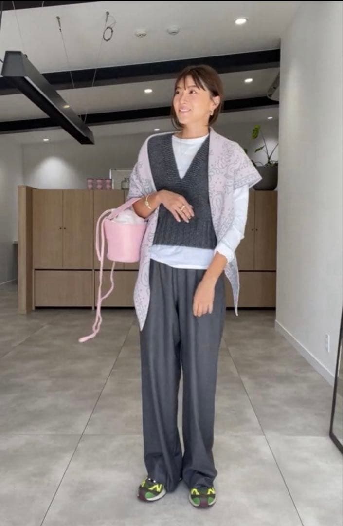 gypsohila☆ジプソフィア ストールピンクグレー 小物