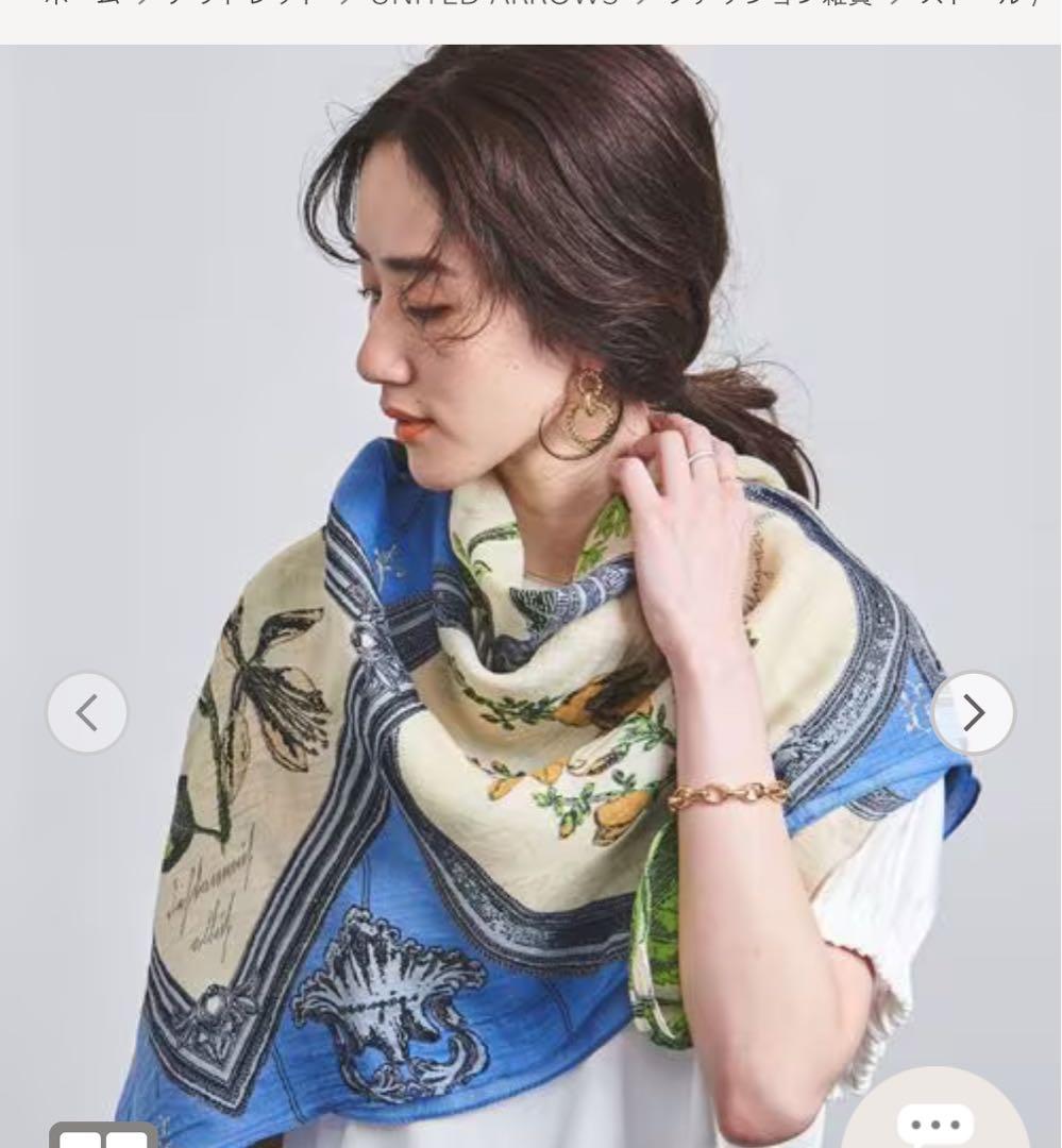 Manipuri マニプリ コットンシルク ストール - メルカリ