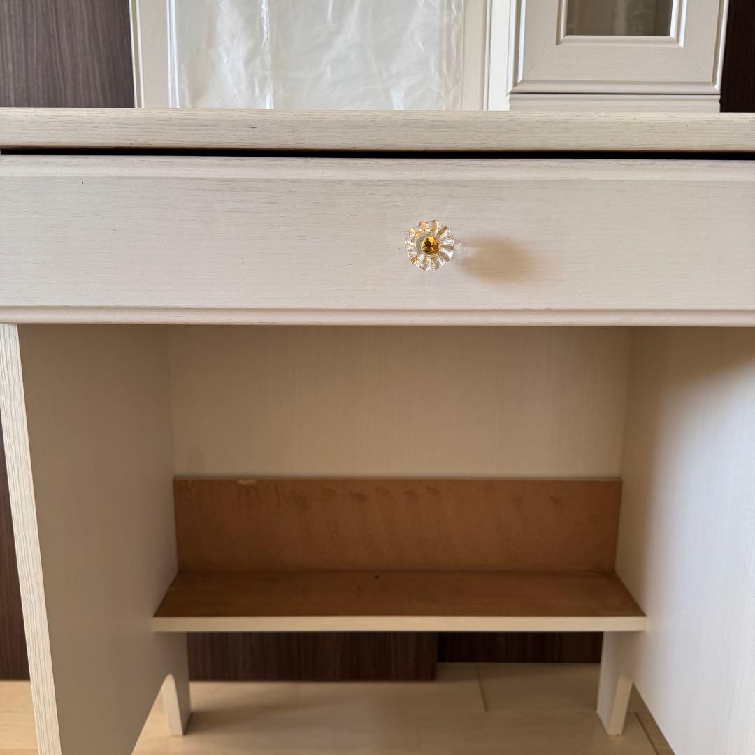 ニトリ ドレッサー 椅子は付きません(フェリベーネ FEL1360 WH) - メルカリ