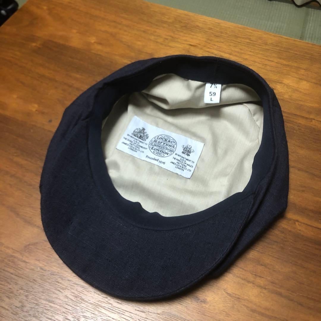 Lock&Co.Hatters(ジェームスロック)リネンキャスケット