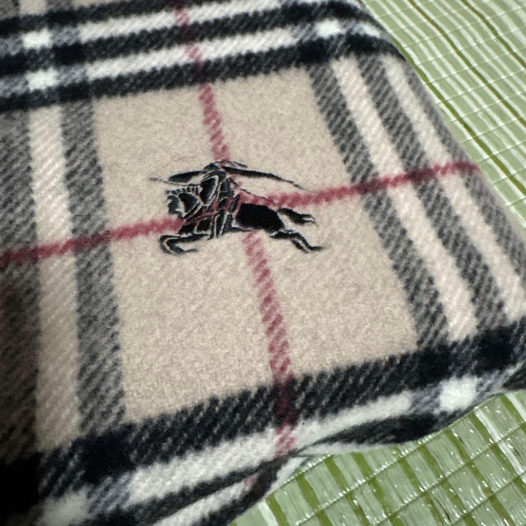 BURBERRY バーバリー 毛布 ノバチェック柄 ウール 100% 防寒 2枚