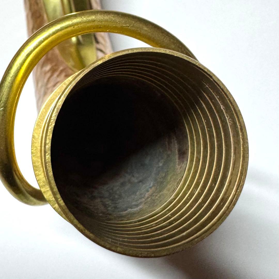 テナーサックス用 ネックEastren Music製ブロンズハンマード仕上げ