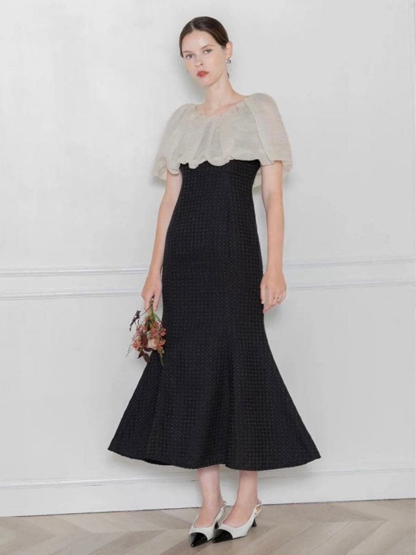 【aya様】Leja 2WAYオフショルダーパフスリーブマーメイドワンピース Leja（レジャ） ドレス : ZOZOTOWN Yahoo!店 - 通販 - Yahoo!ショッピング