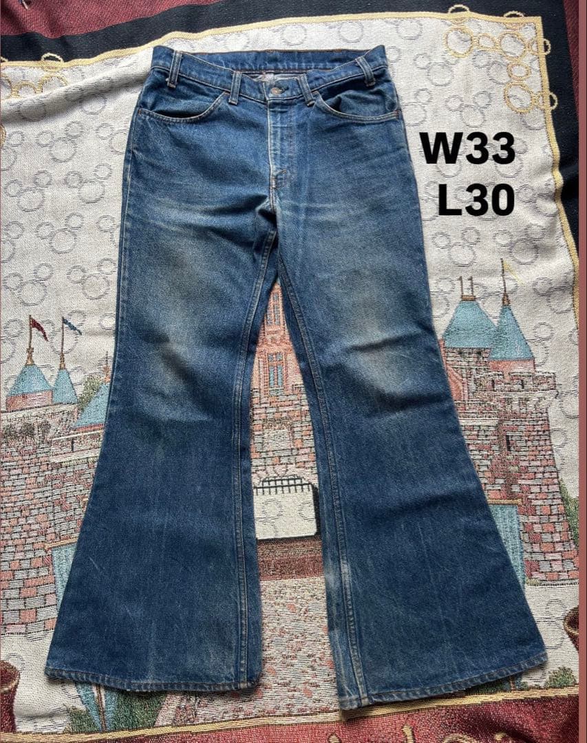 ヴィンテージ リーバイス 684 L30 W33 LEVI’S ベルボトム 70s USA製 Levi's リーバイス 684 デニムパンツ w33 L30☆ベルボトム