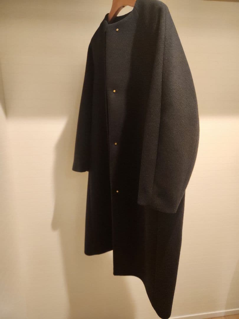 spick and span S160 ビーバーノーカラーコート ブラック36 - メルカリ