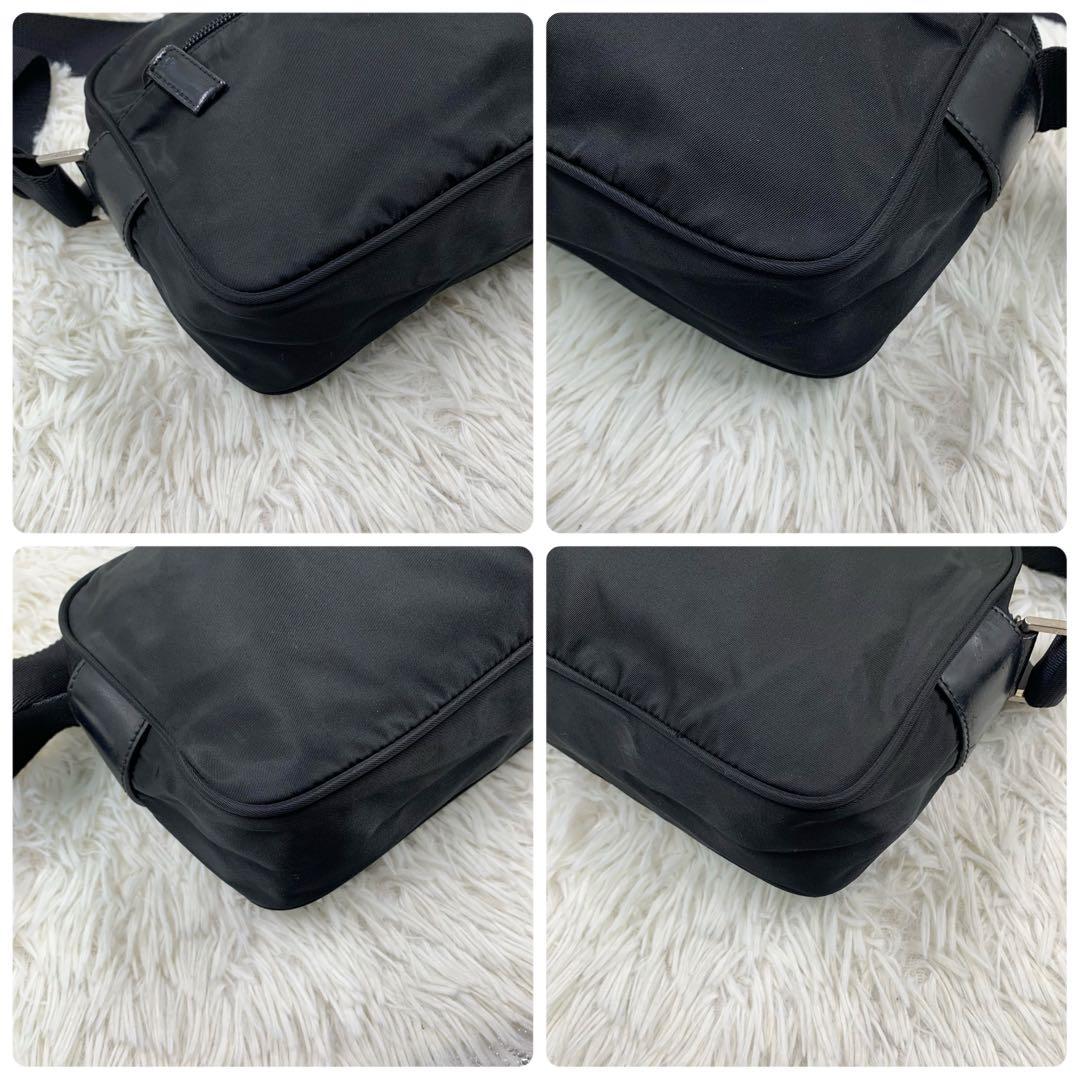 ✨極美品✨】プラダ カメラバッグ 三角ロゴ ナイロン レザー