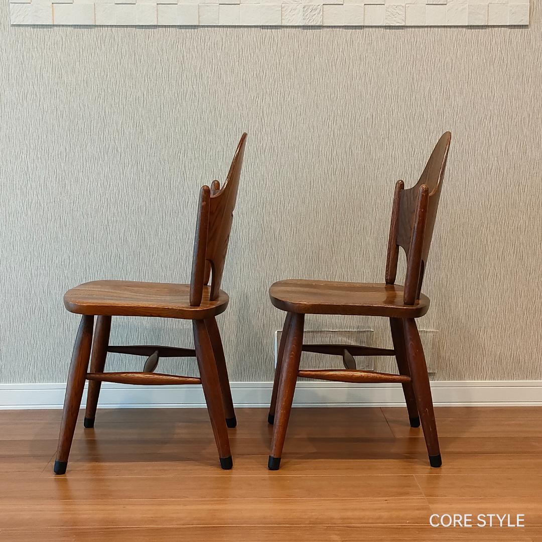 飛騨産業ビンテージチャーチチェアWINDS太平2脚セット