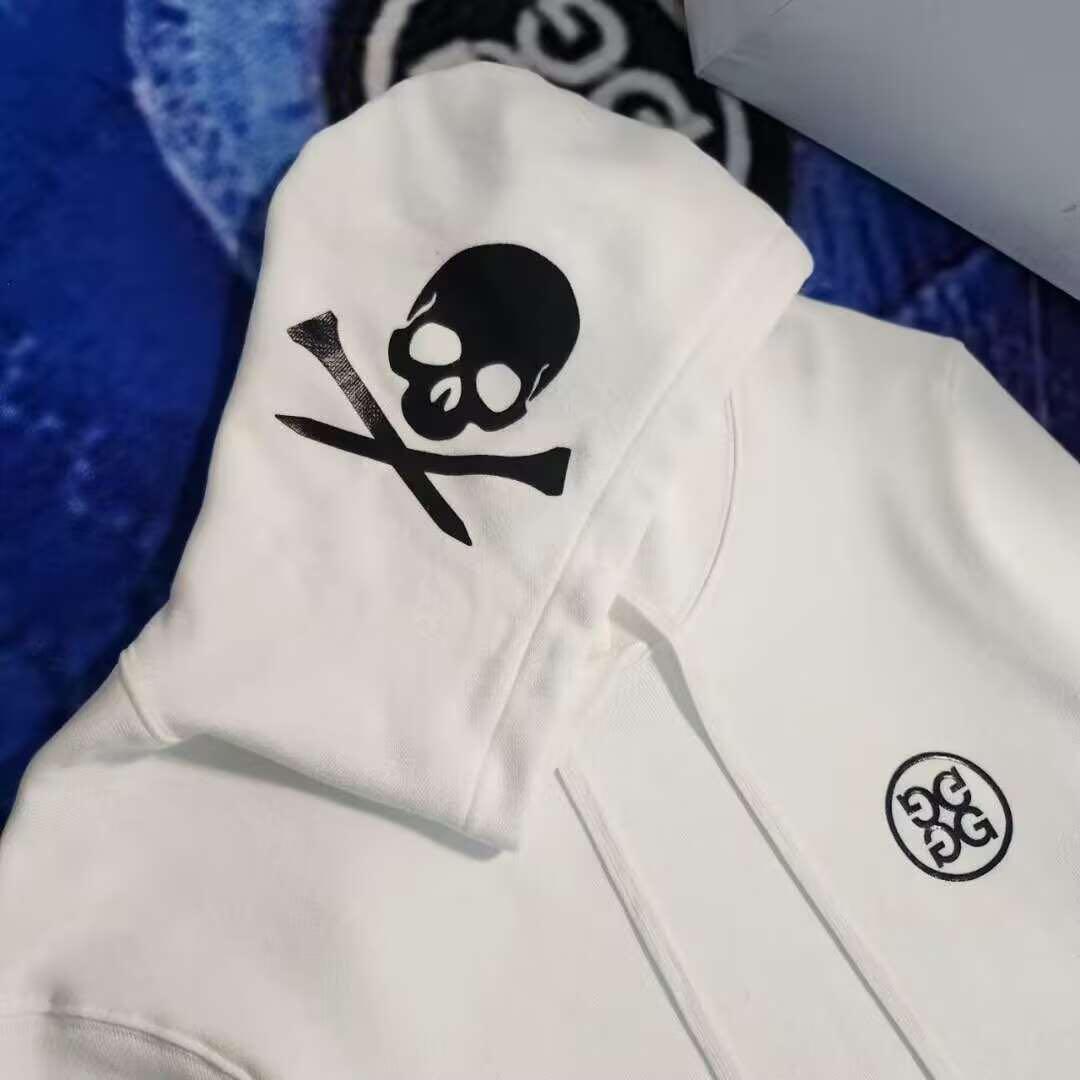 G/FORE 新品 ジーフォア パーカーゴルフウェアメンズ ホワイトフード付き