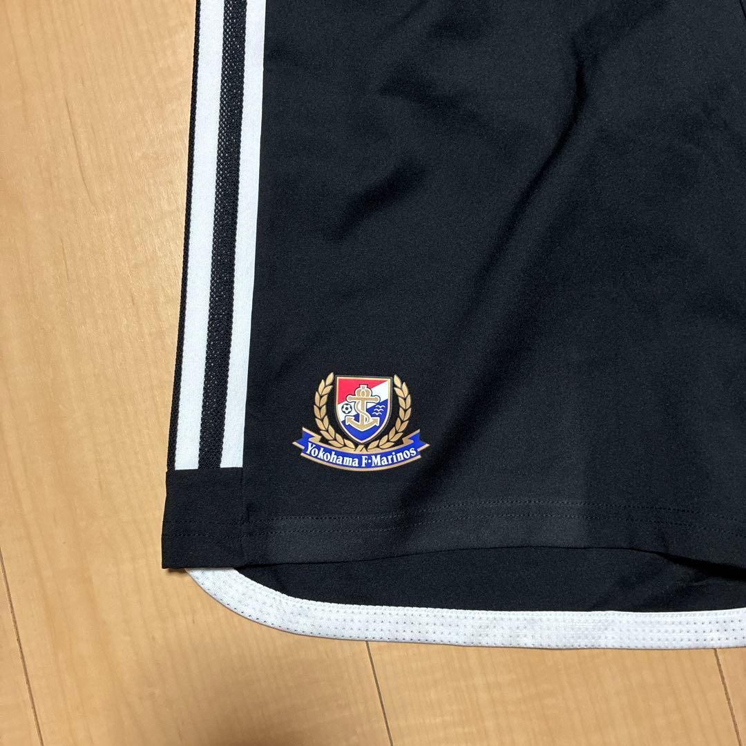 横浜F・マリノス adidas ハーフパンツ ブラック インナー付き - メルカリ