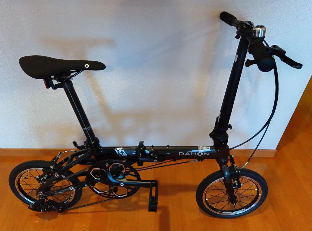 DAHON K3 折りたたみ自転車 ブラック 専用カバー付き DAHON（ダホン） 限定カラー K3 送料無料 2024年 ミニベロ 14インチ